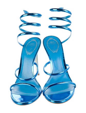 René Caovilla Leather Sandals