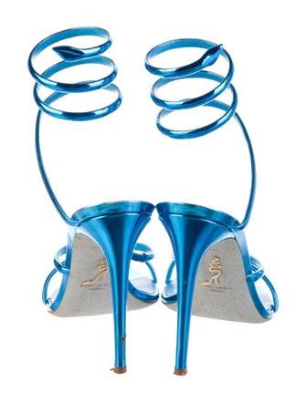 René Caovilla Leather Sandals