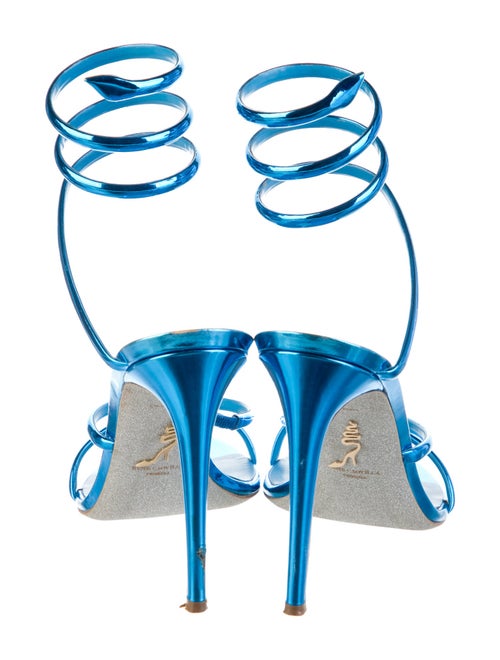 René Caovilla Leather Sandals
