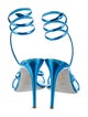 René Caovilla Leather Sandals