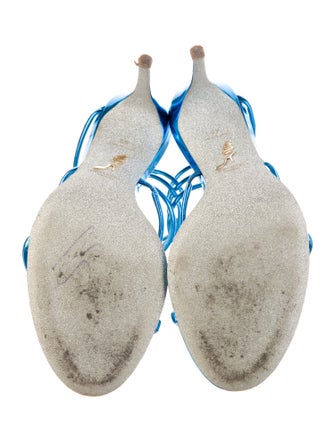 René Caovilla Leather Sandals