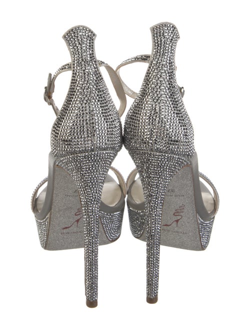 René Caovilla Crystal Crystal Embellishments Sandals