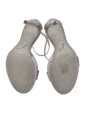 René Caovilla Crystal Crystal Embellishments Sandals