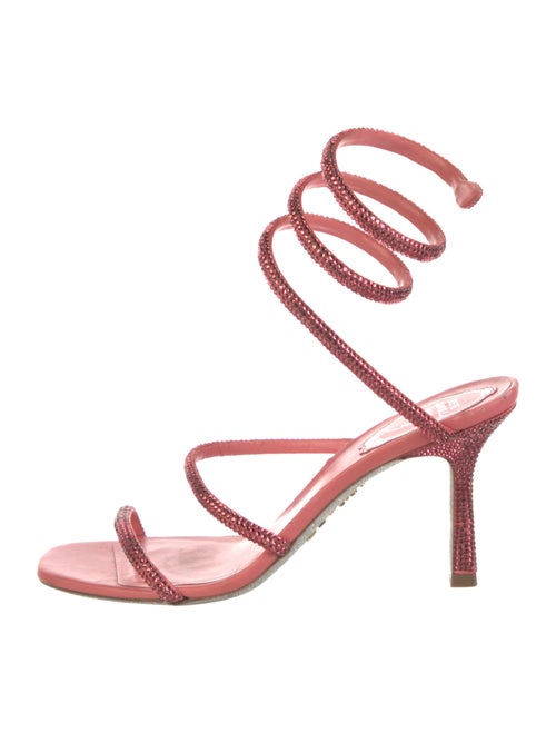 René Caovilla Crystal Crystal Embellishments Sandals