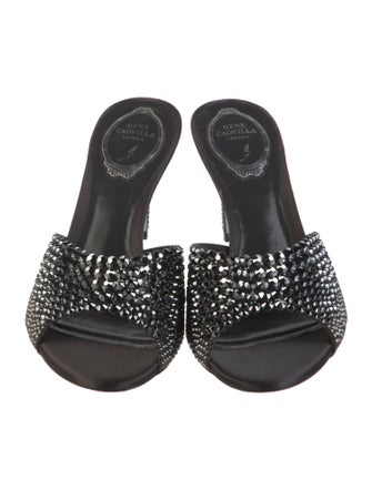 René Caovilla Crystal Slides