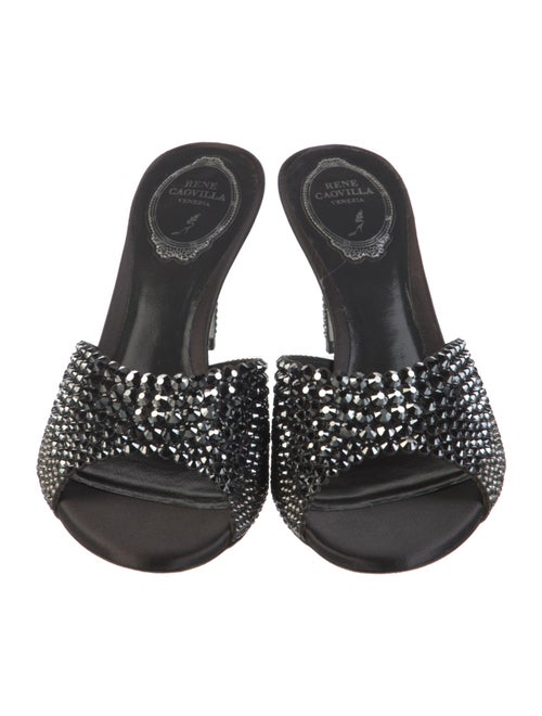 René Caovilla Crystal Slides