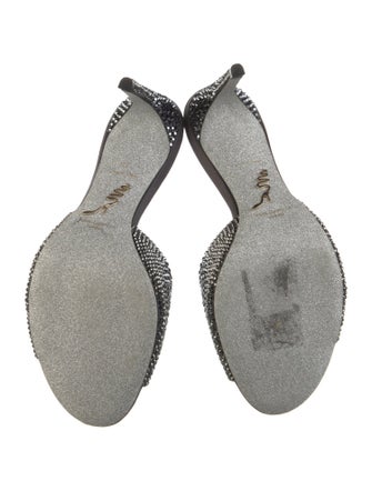 René Caovilla Crystal Slides