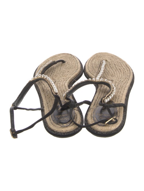 René Caovilla Leather Espadrilles