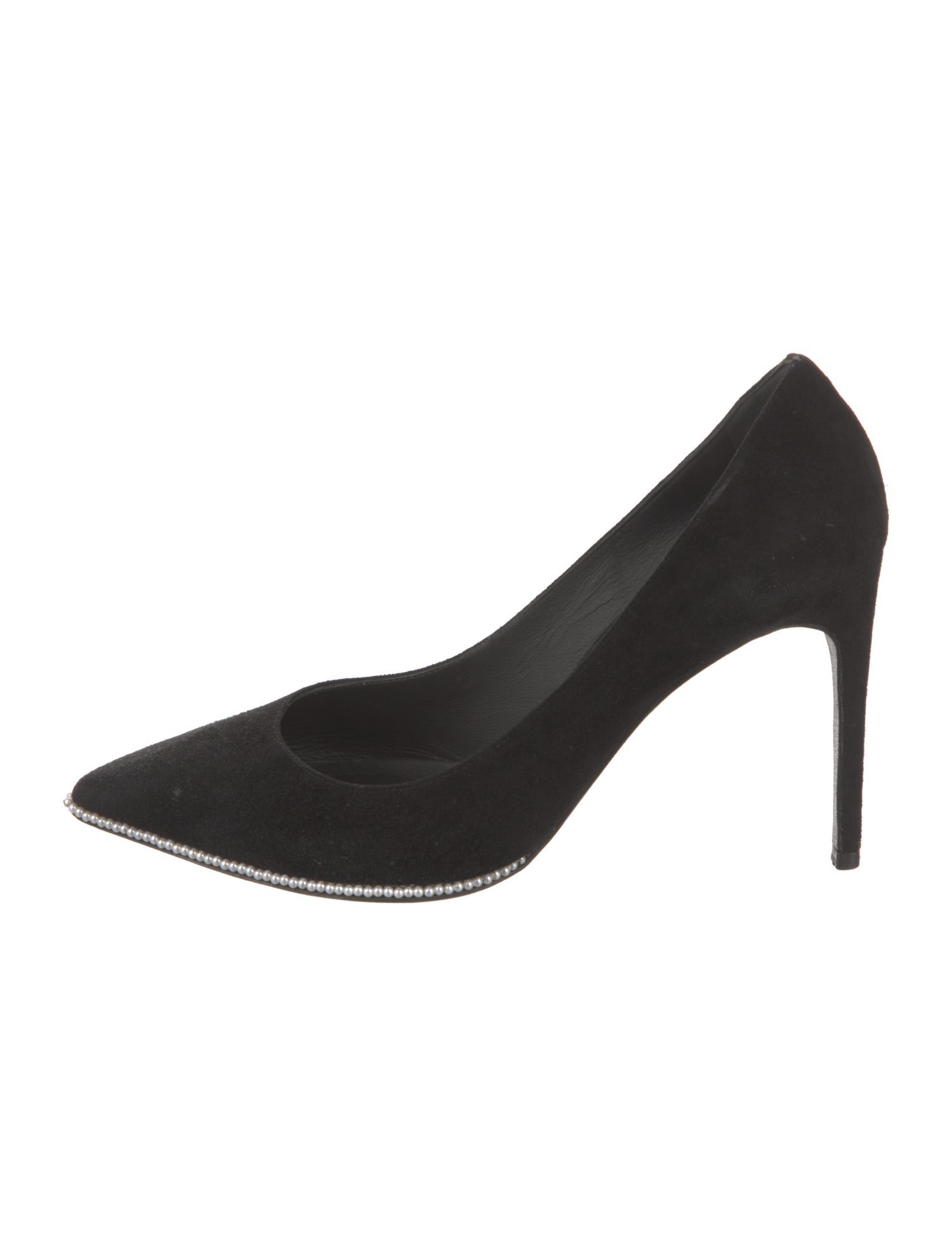 René Caovilla Suede Pumps
