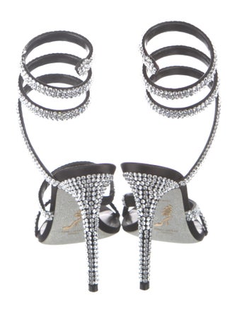 René Caovilla Crystal Crystal Embellishments Sandals