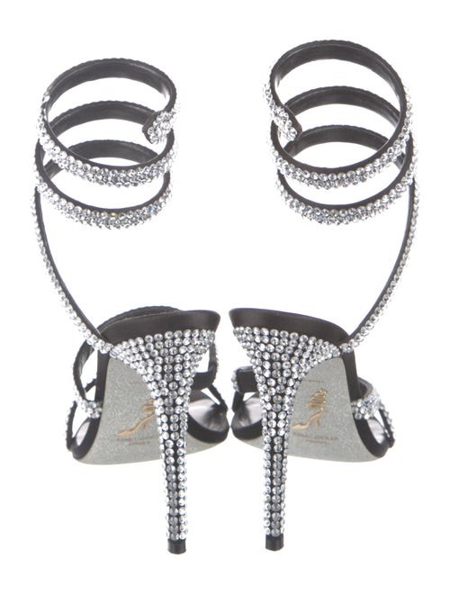 René Caovilla Crystal Crystal Embellishments Sandals