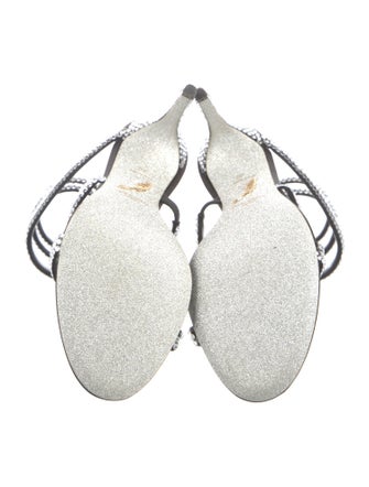 René Caovilla Crystal Crystal Embellishments Sandals
