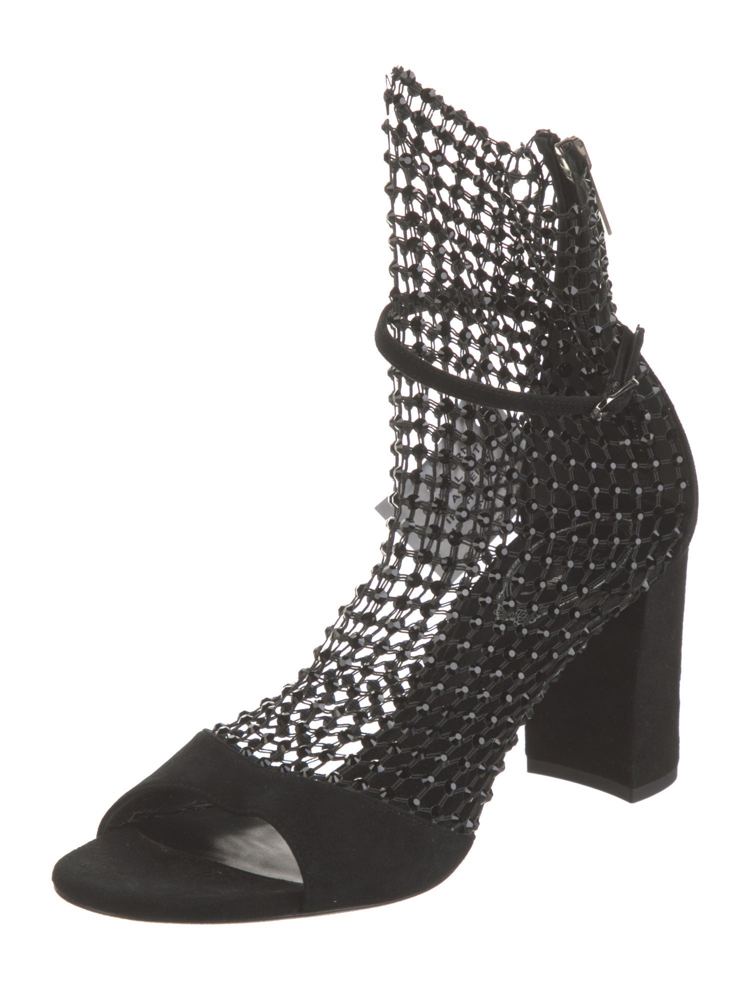 René Caovilla Suede D'Orsay Pumps