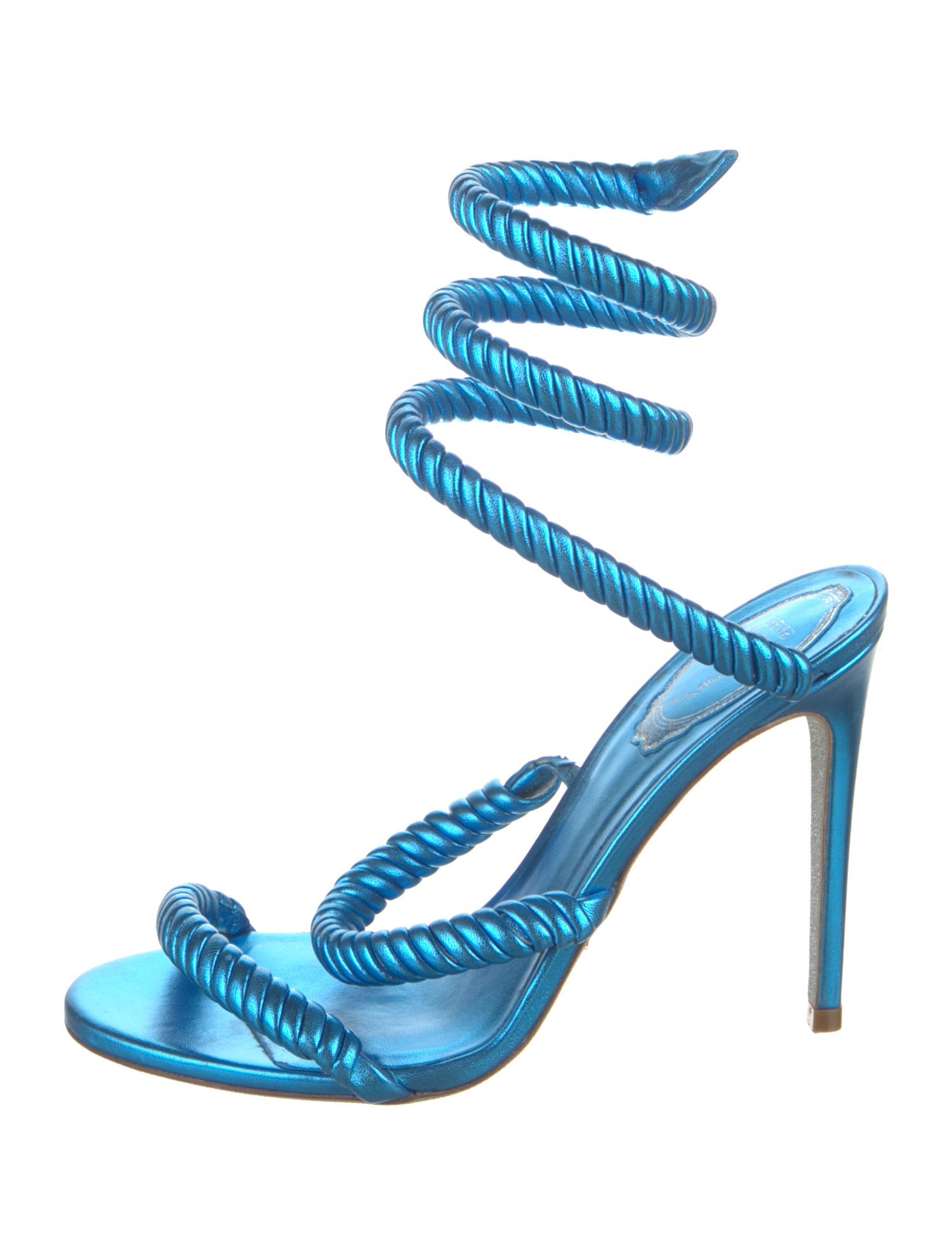 René Caovilla Leather Sandals