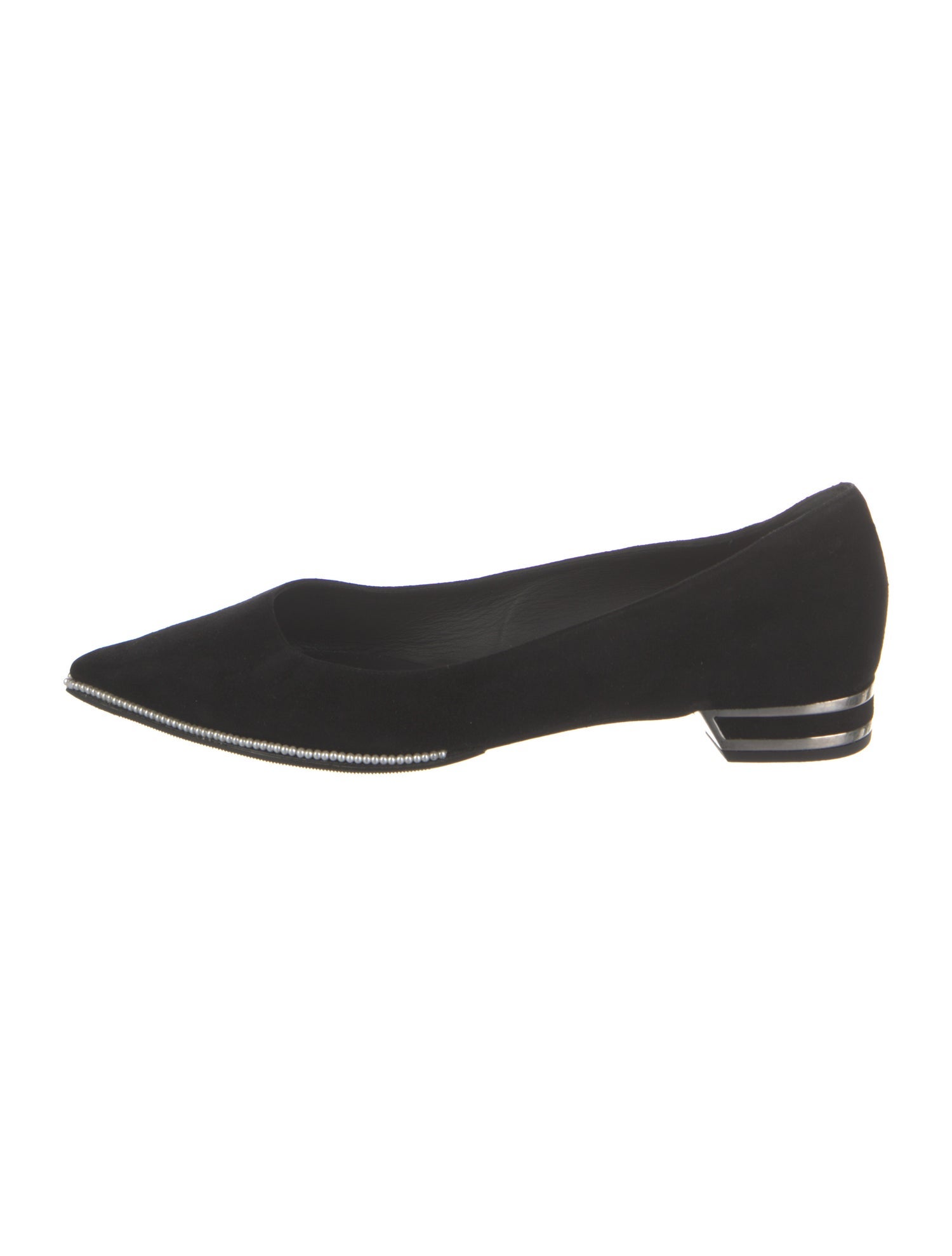 René Caovilla Suede Flats
