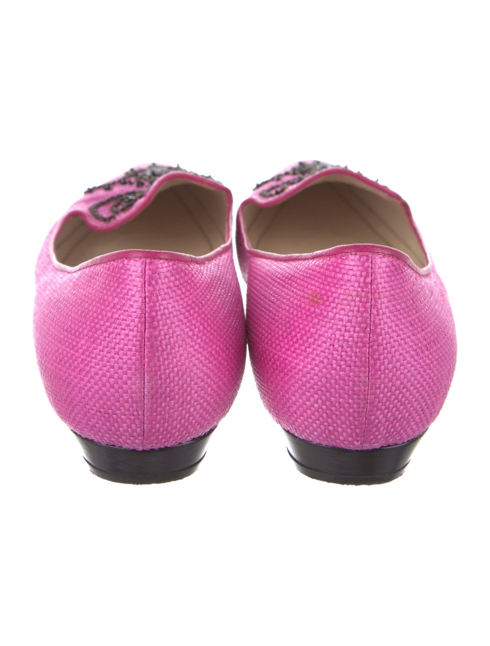 René Caovilla Patterned Crystal Embellishments Lo… - image 4