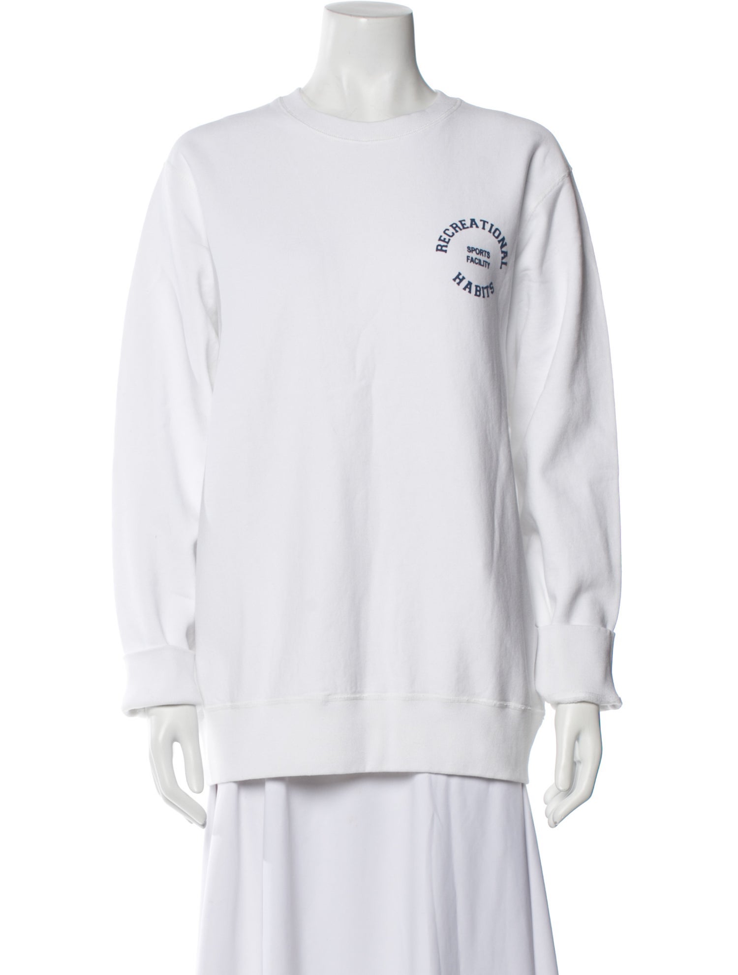 Recreational Habits Graphic Print Crew Neck Sweatshirt