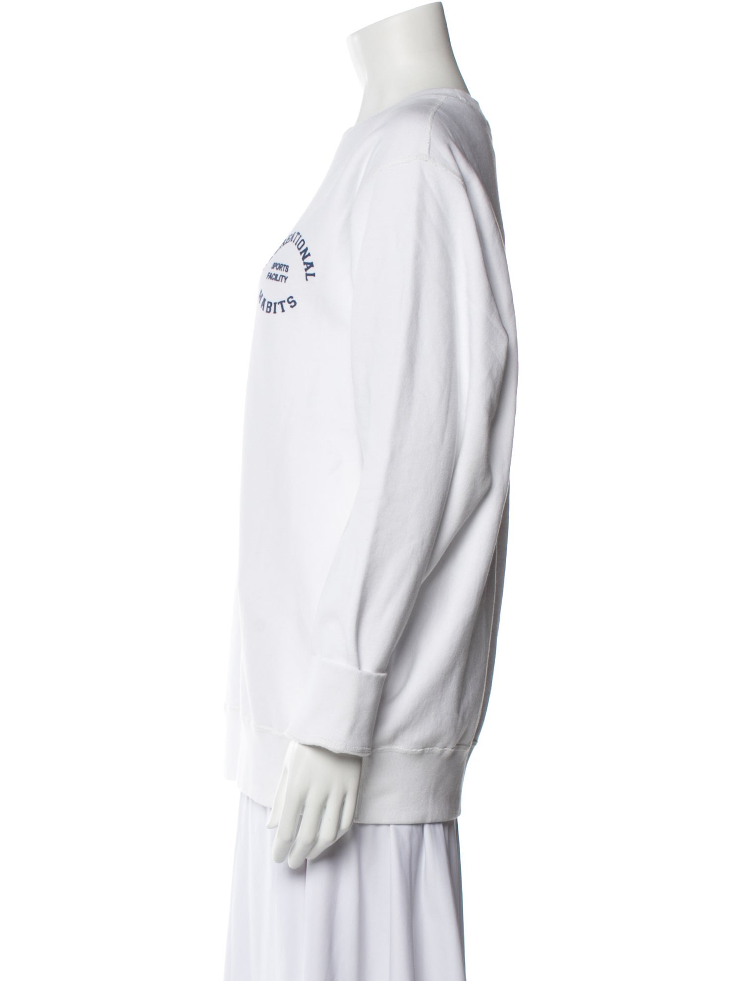 Recreational Habits Graphic Print Crew Neck Sweatshirt