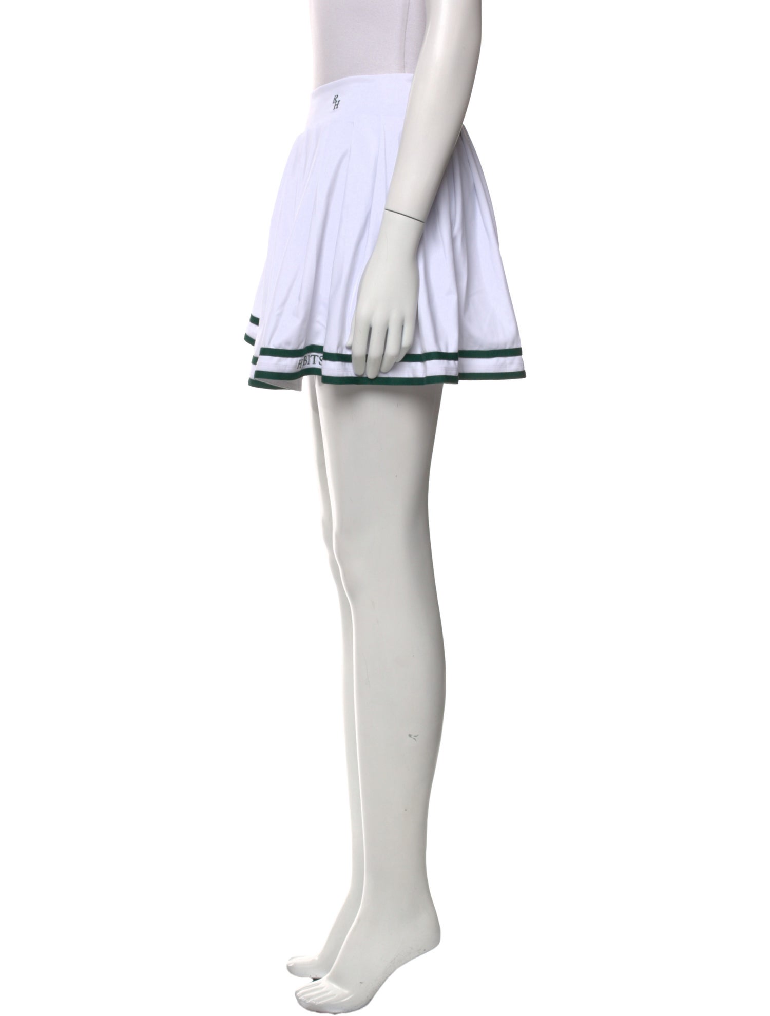 Recreational Habits Nylon Mini Skirt