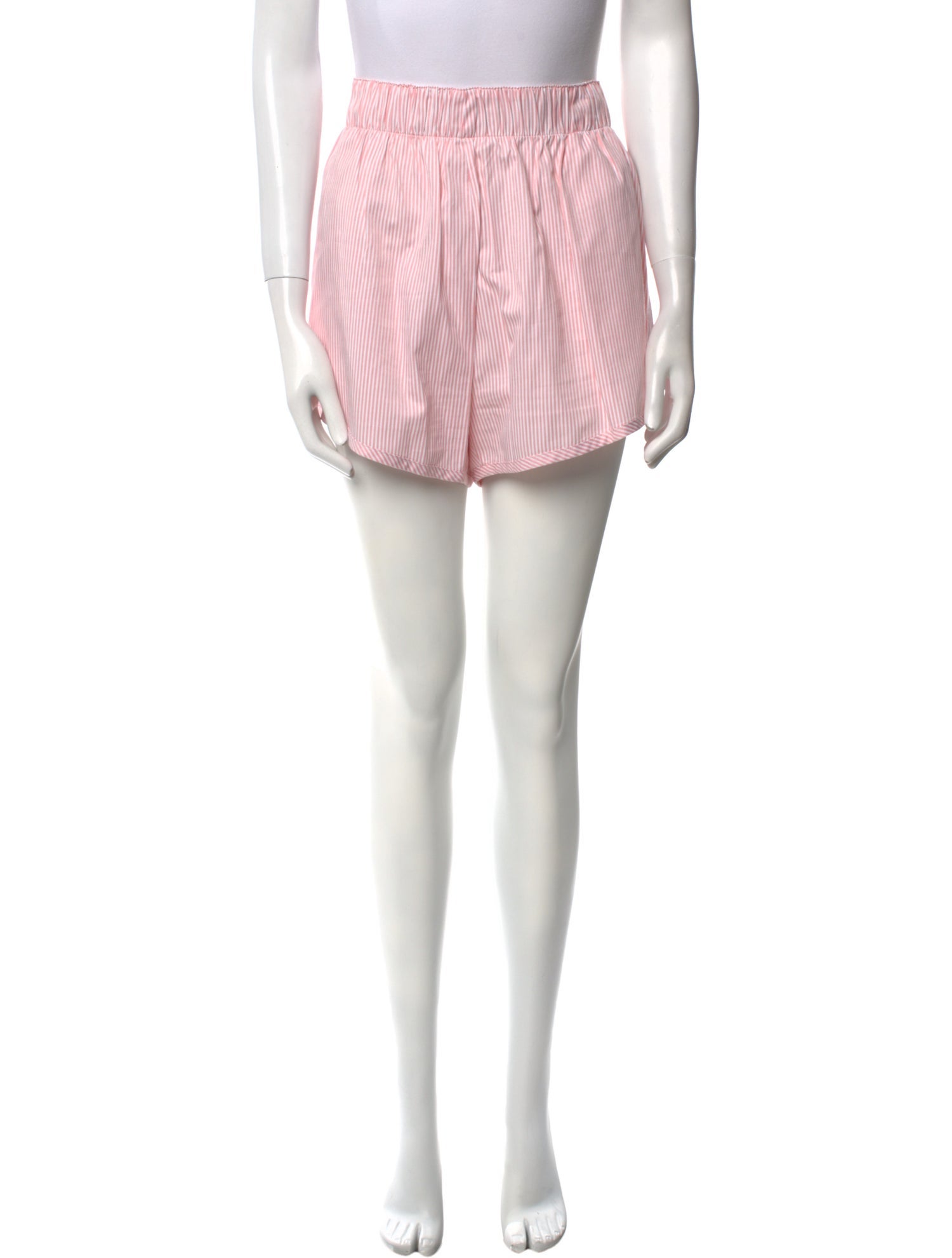 Recreational Habits Striped Mini Shorts