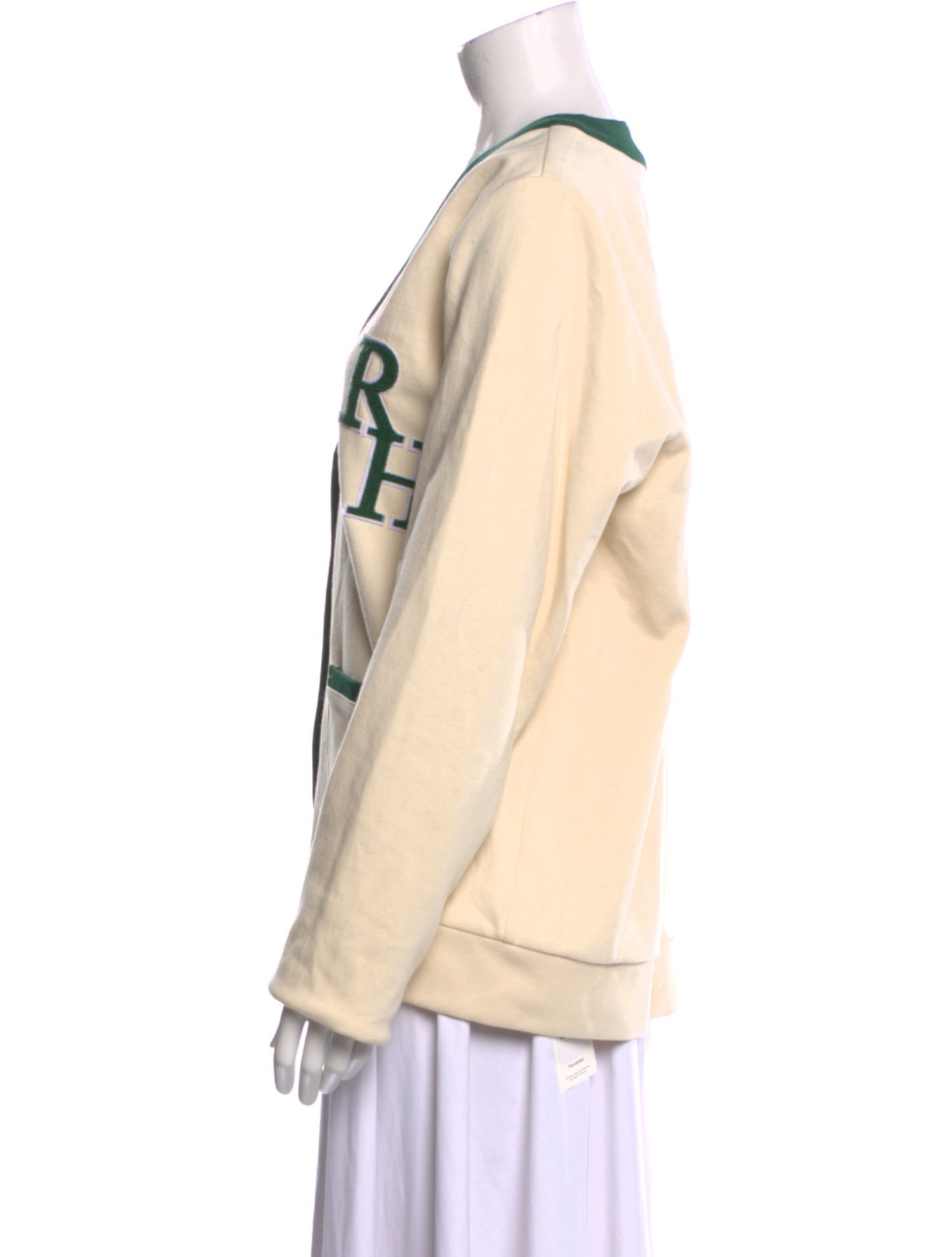 Recreational Habits Colorblock Pattern V-Neck Sweater