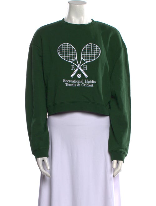 Recreational Habits Graphic Print Crew Neck Sweatshirt