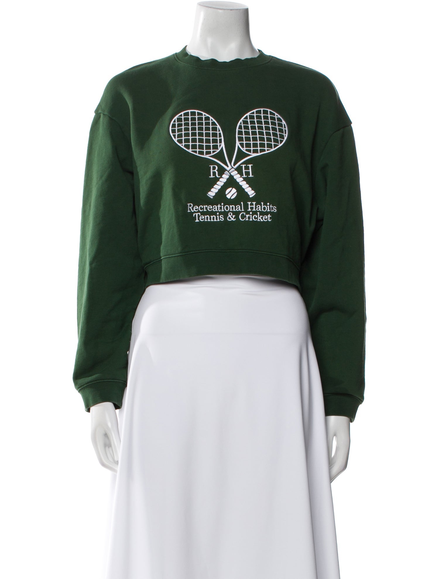 Recreational Habits Graphic Print Crew Neck Sweatshirt