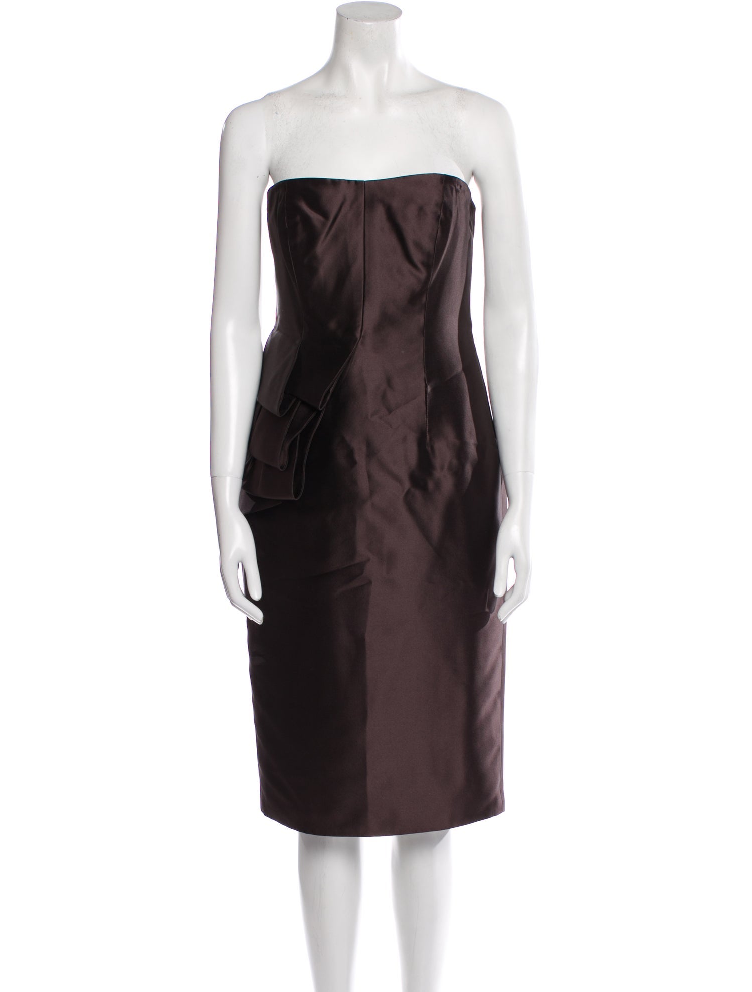 Redux Charles Chang-Lima Strapless Mini Dress