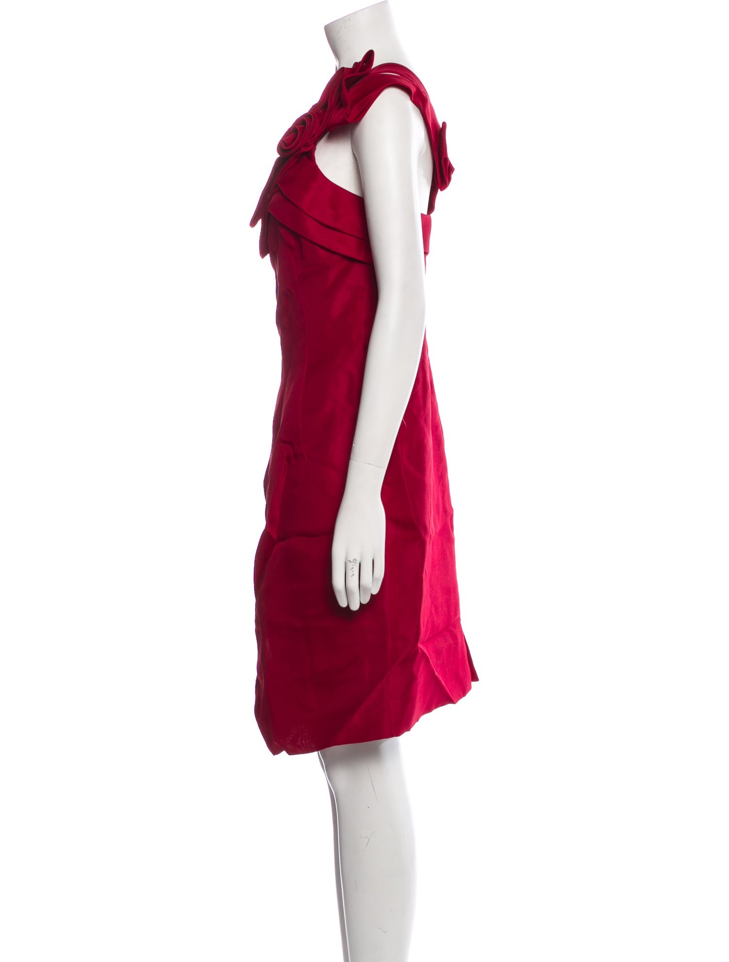 Redux Charles Chang-Lima One-Shoulder Knee-Length Dress