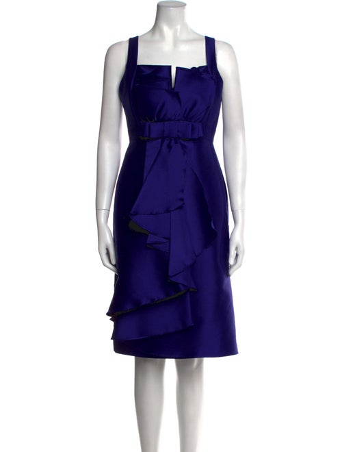 Redux Charles Chang-Lima Square Neckline Knee-Length Dress