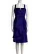 Redux Charles Chang-Lima Square Neckline Knee-Length Dress