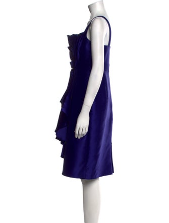 Redux Charles Chang-Lima Square Neckline Knee-Length Dress