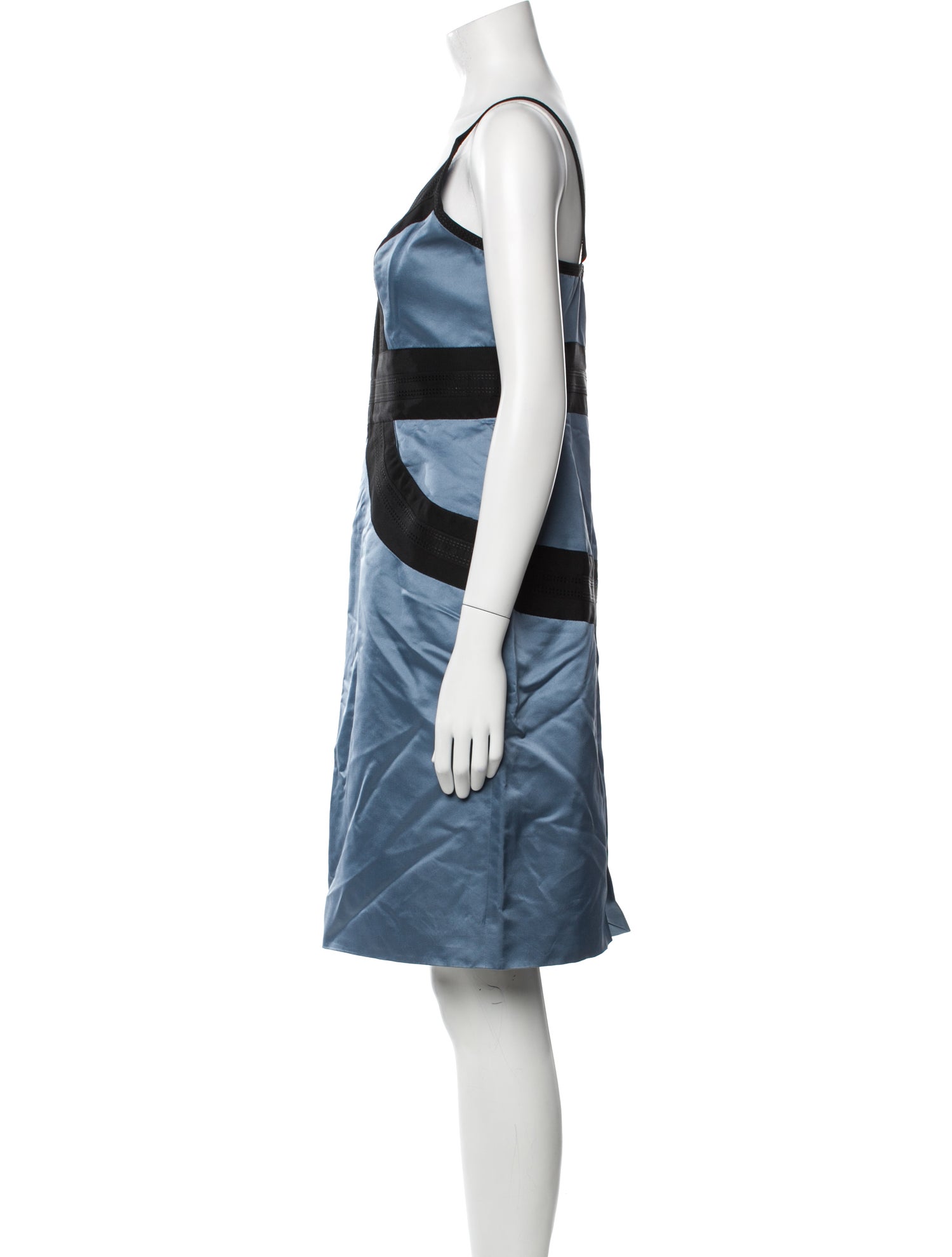 Redux Charles Chang-Lima Silk Knee-Length Dress