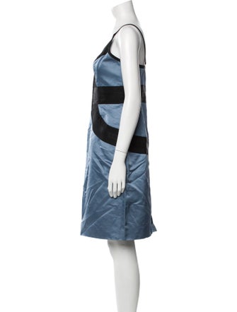 Redux Charles Chang-Lima Silk Knee-Length Dress