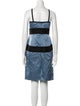 Redux Charles Chang-Lima Silk Knee-Length Dress