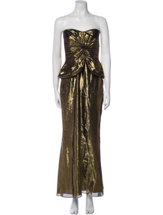 Redux Charles Chang-Lima Silk Long Dress