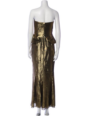 Redux Charles Chang-Lima Silk Long Dress