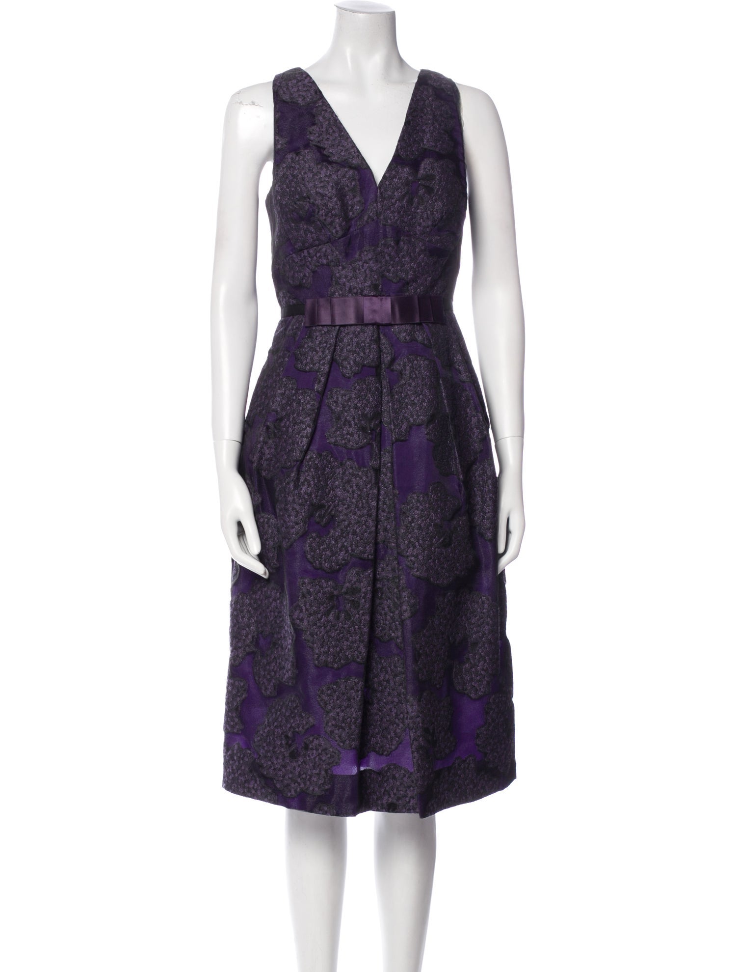 Redux Charles Chang-Lima Wool Midi Length Dress