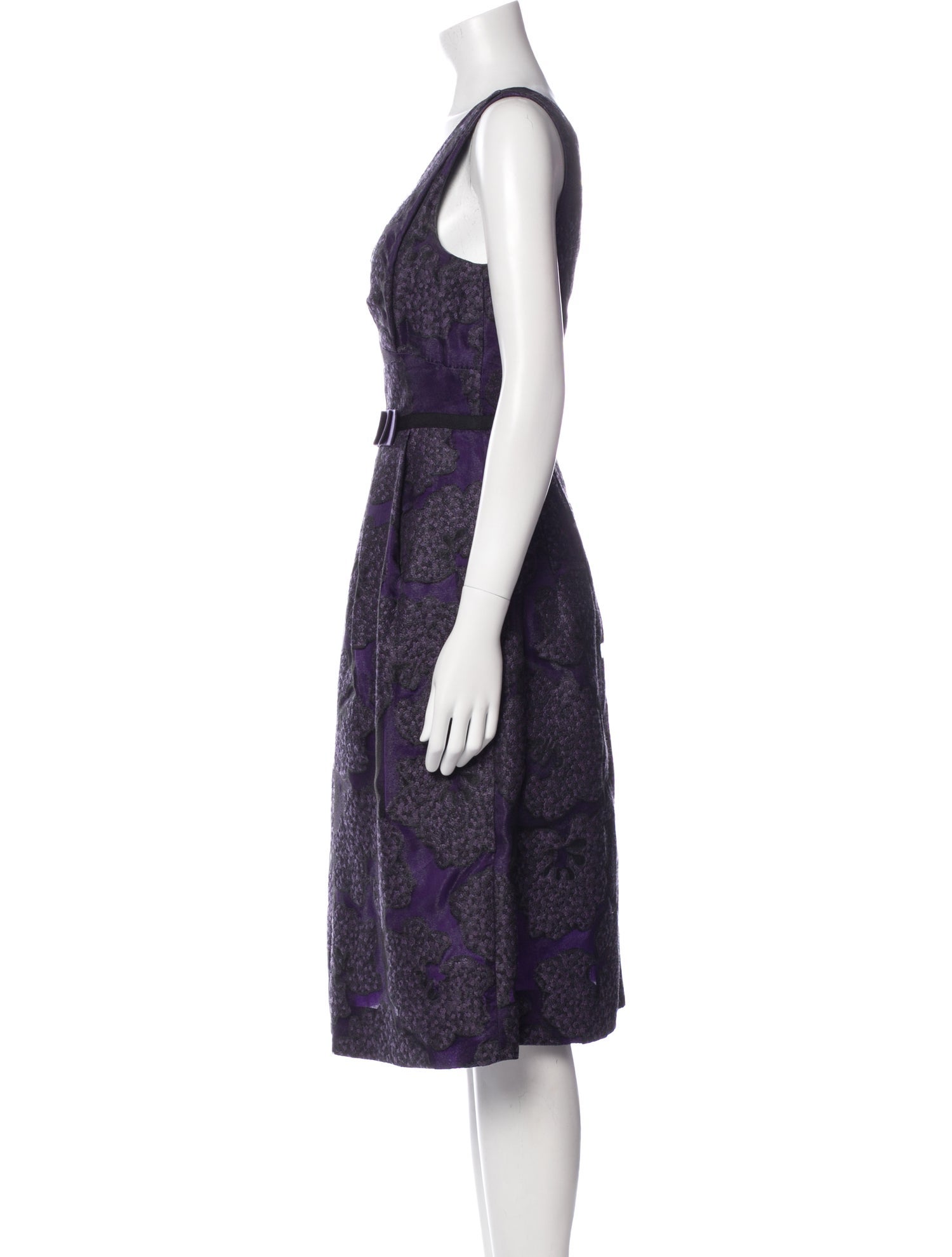 Redux Charles Chang-Lima Wool Midi Length Dress