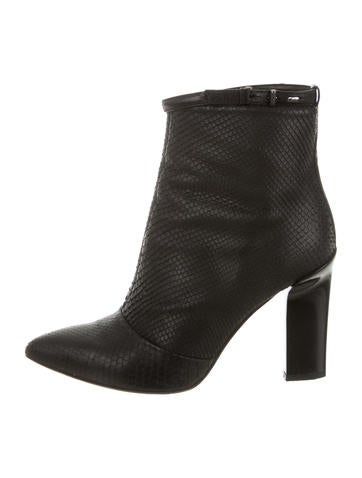 Reed Krakoff Snakeskin Ankle Boots