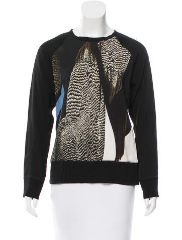 Reed Krakoff Digital Print Crew Neck Top