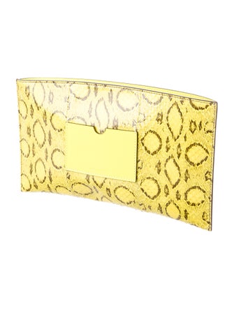 Reed Krakoff Python Atlantique Clutch