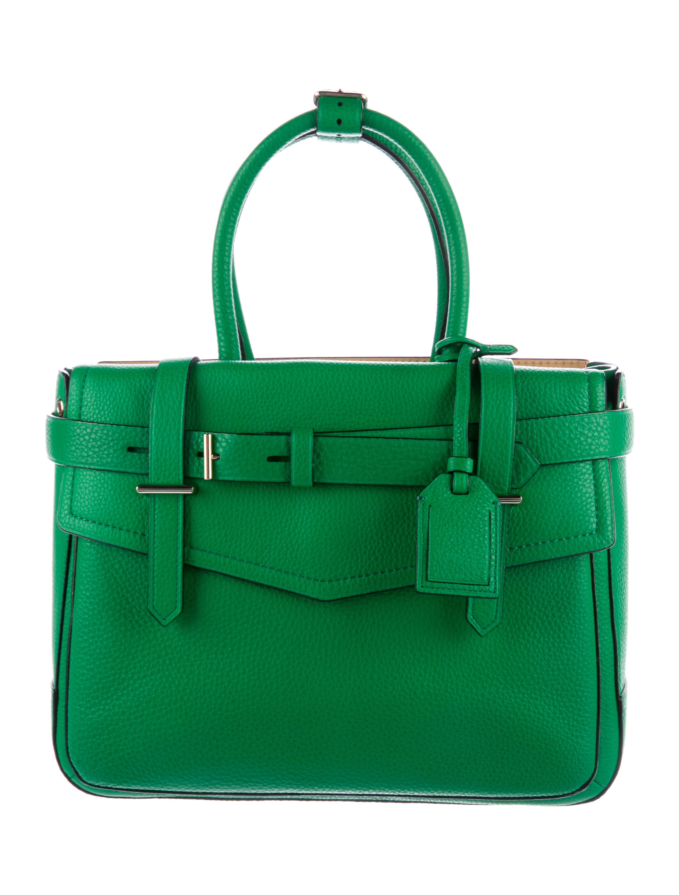 Reed Krakoff Leather Handle Bag Green Handle Bags, Handbags