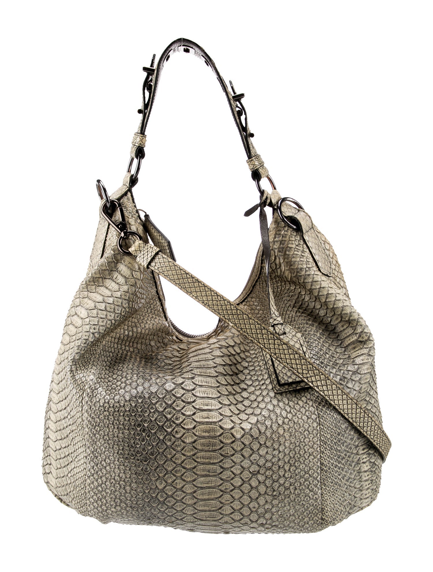 Reed Krakoff Python Shoulder Bag - Neutrals Shoulder Bags, Handbags ...