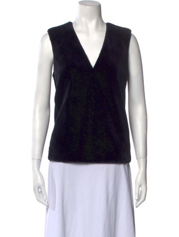 Reed Krakoff Tops V-Neck Sleeveless Top US 6 | M