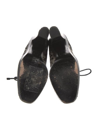 Reed Krakoff Ponyhair Animal Print Lace-Up Boots