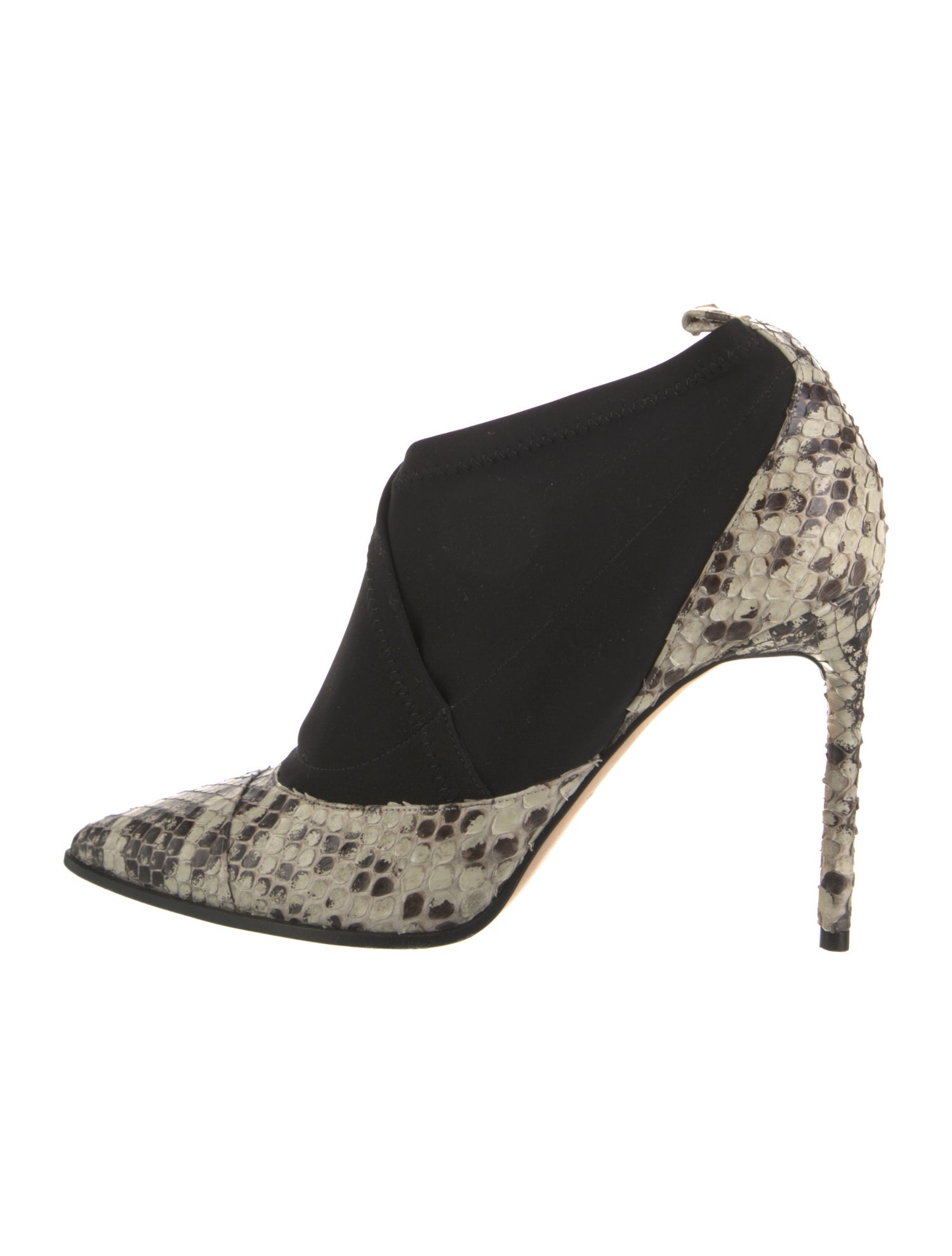 Reed Krakoff Snakeskin Animal Print D'Orsay Pumps