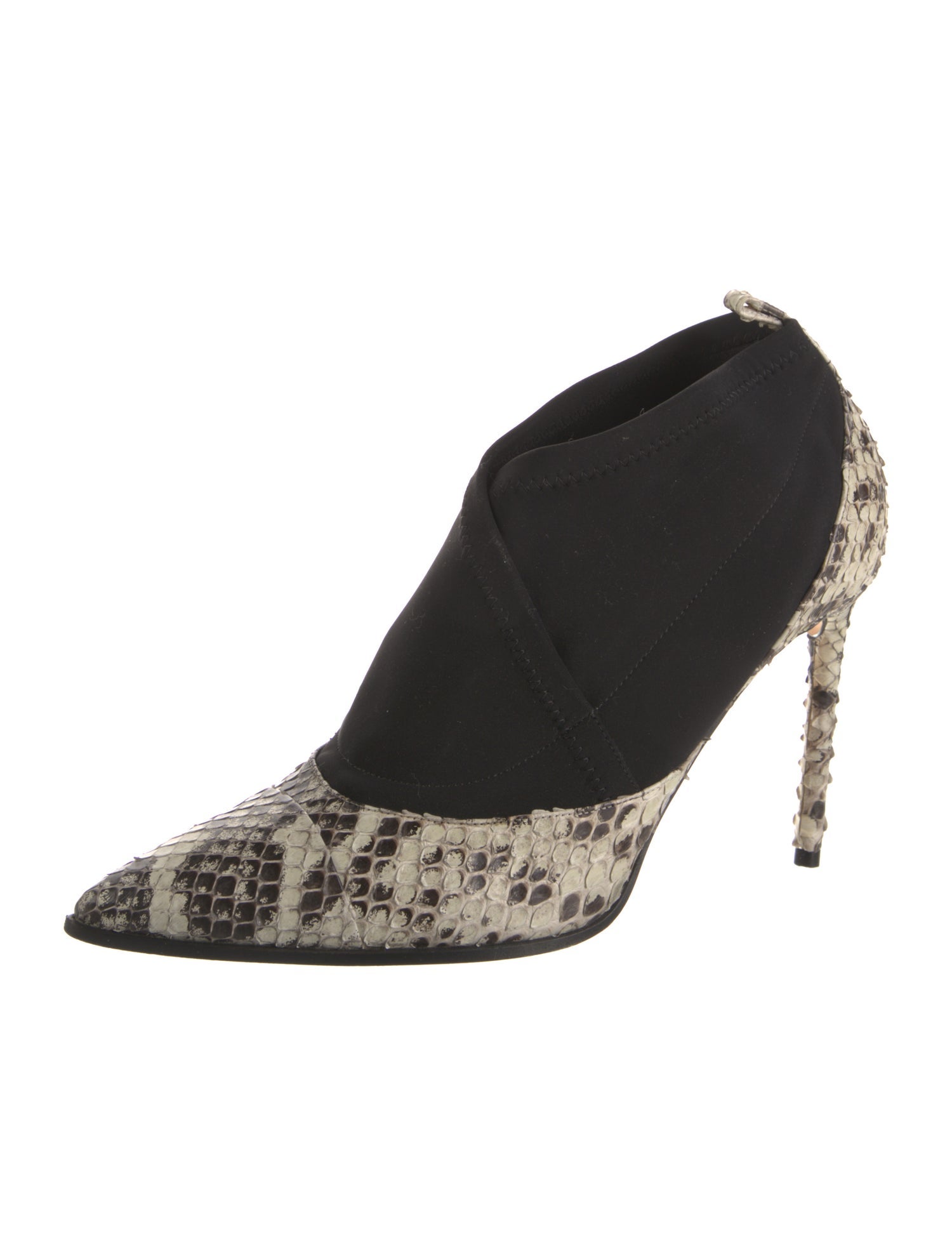 Reed Krakoff Snakeskin Animal Print D'Orsay Pumps
