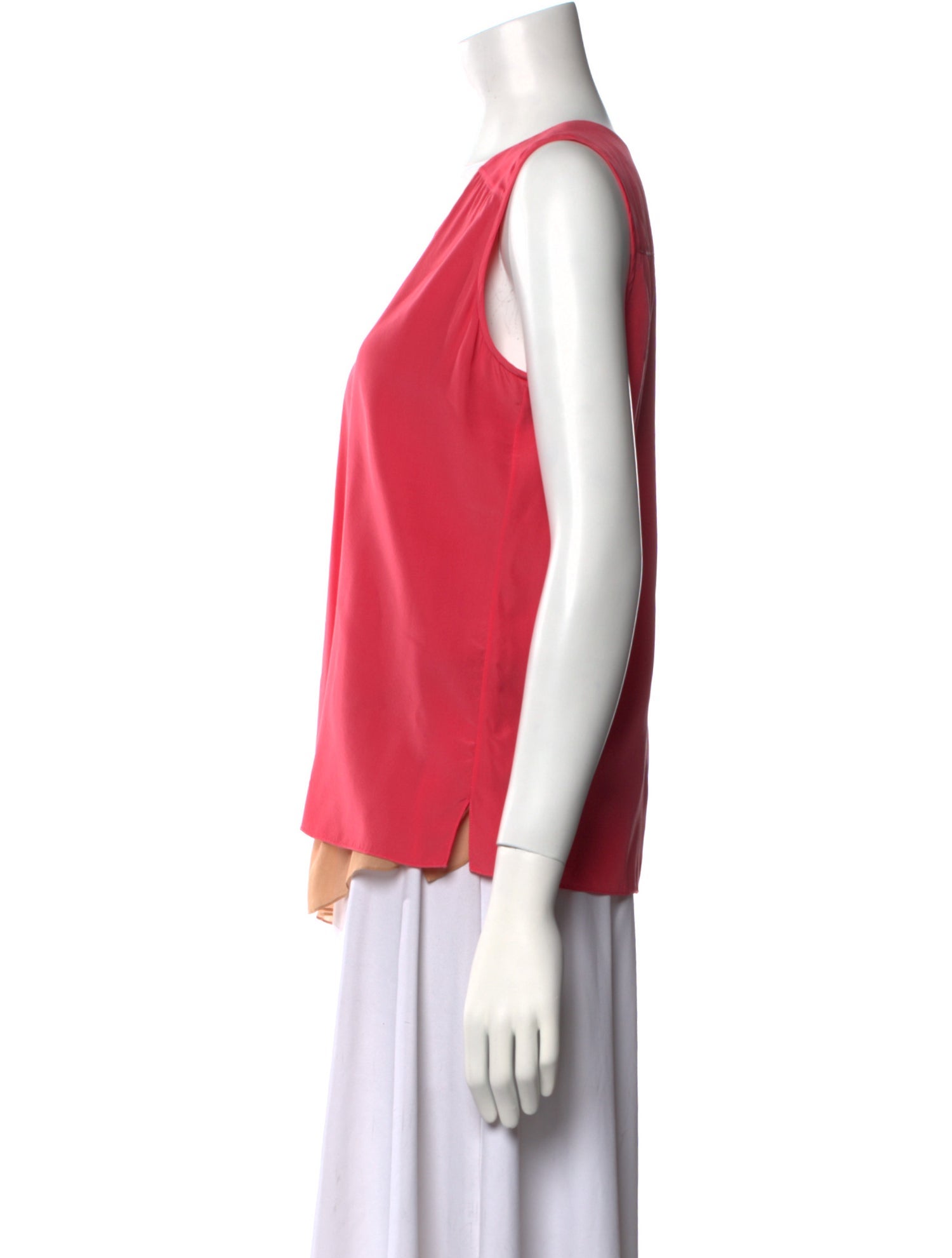 Reed Krakoff Silk V-Neck Top