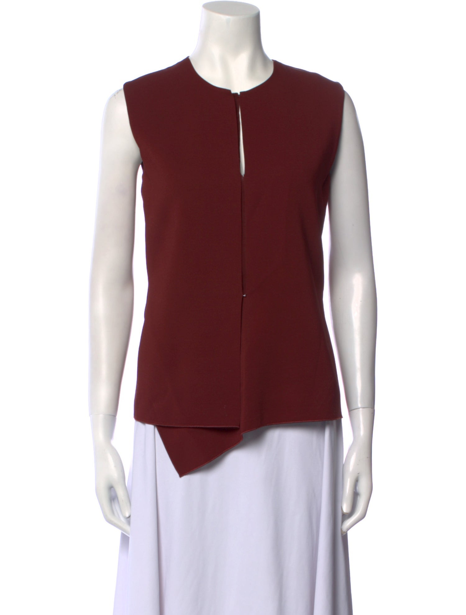 Reed Krakoff Crew Neck Sleeveless Top